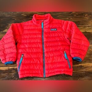 Patagonia baby down sweater hooded puffer jacket-4T